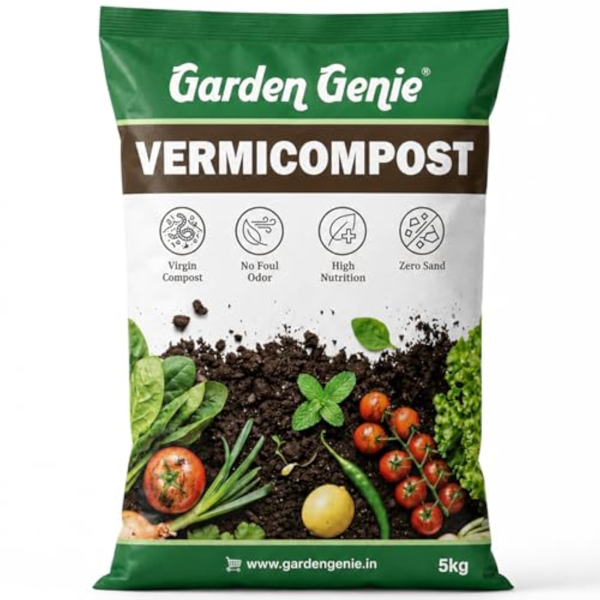 Vermicompost for Plants, 5 Kg, Organic Fertilizer